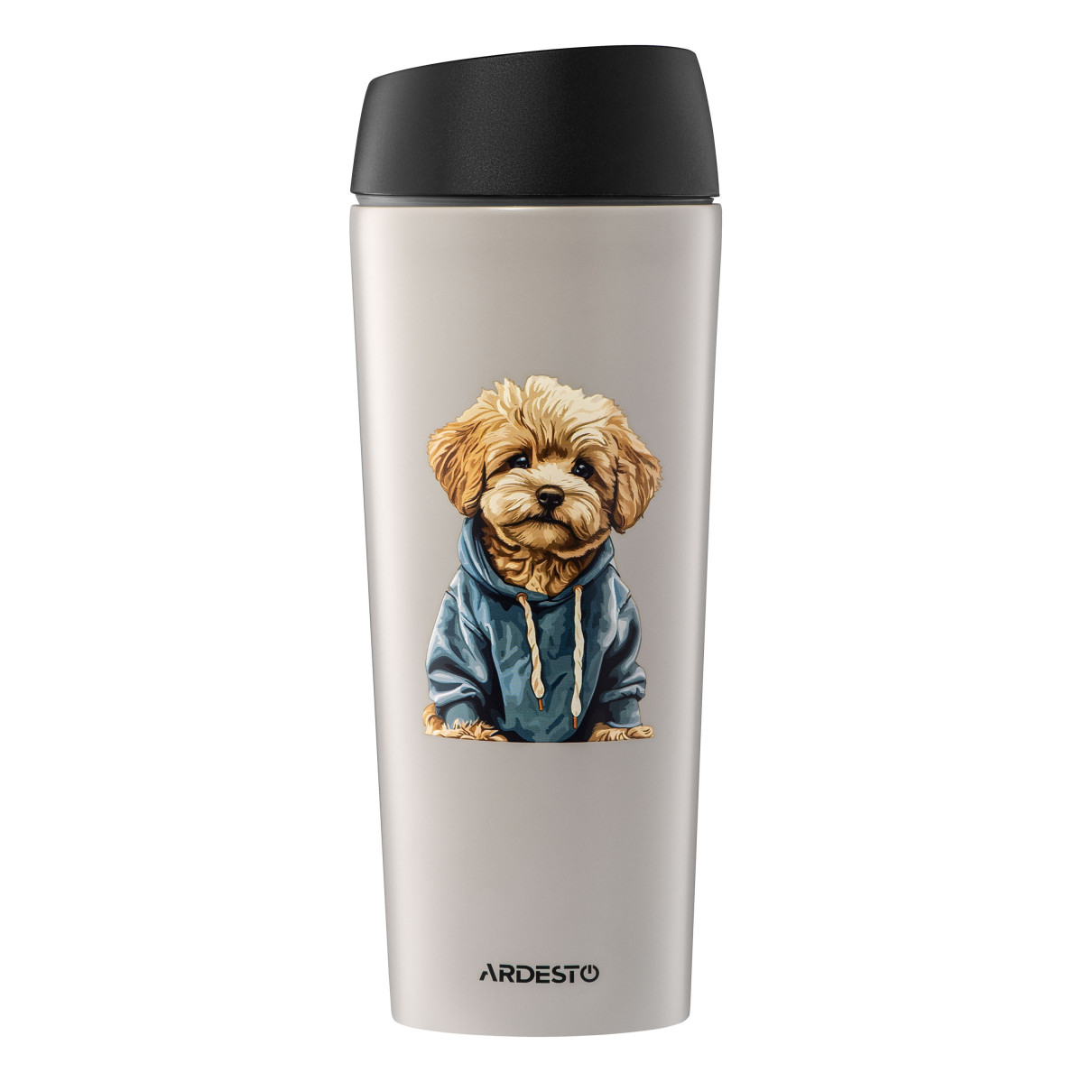 Термочашка Ardesto Сoffee Time Maltipoo AR2645MP 450 мл бежевая Термочашка Ardesto Сoffee Time Maltipoo AR2645MP 450 мл бежевая