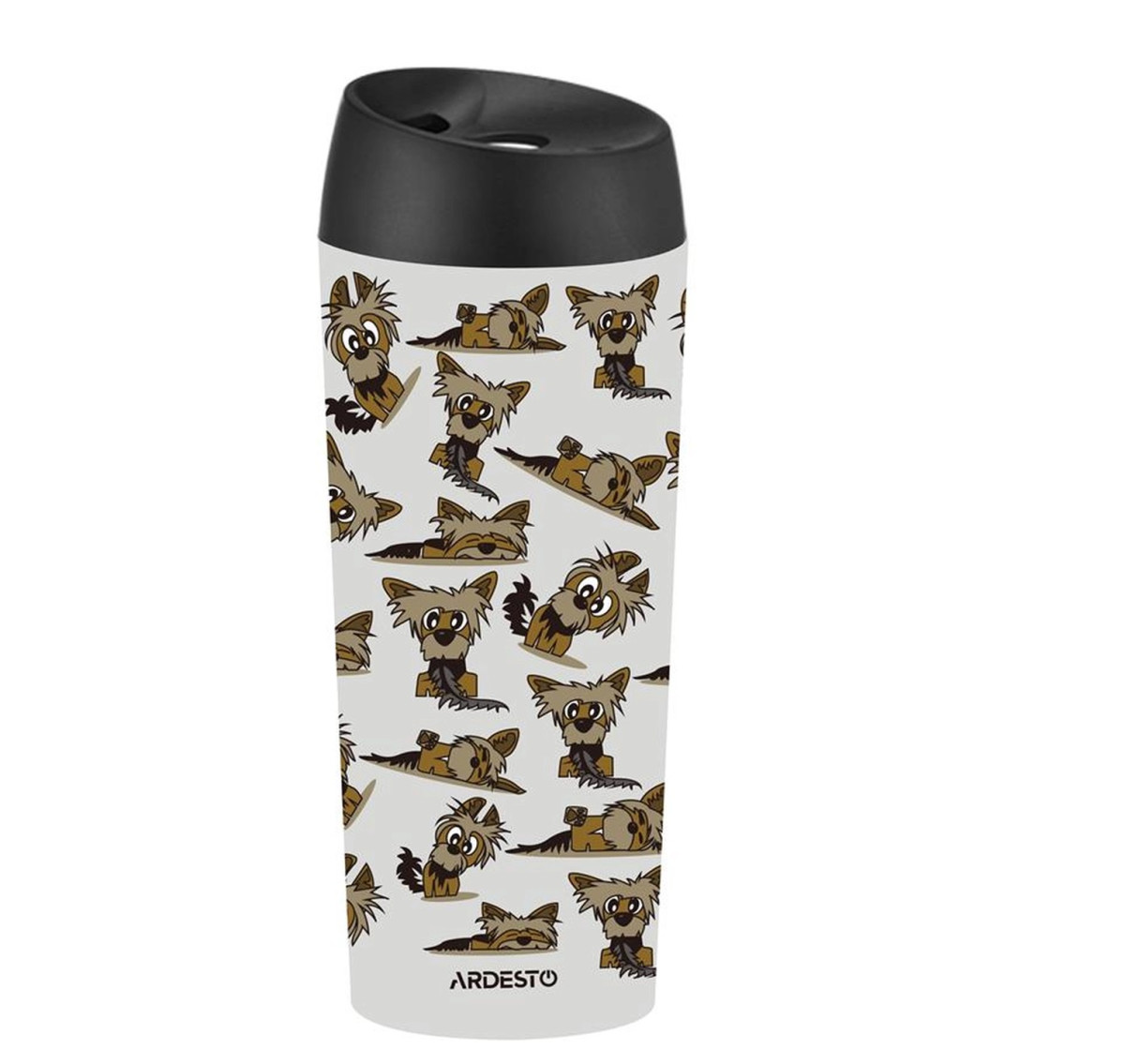 Термочашка Ardesto Coffee Time Yorkie AR2645YT 450 мл серая Термочашка Ardesto Coffee Time Yorkie AR2645YT 450 мл серая
