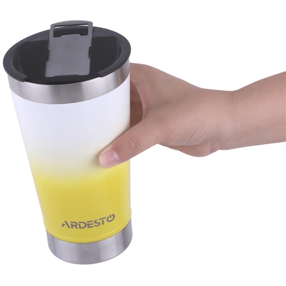 Термокружка Ardesto Bright Сity AR-2647-YL 470 мл желтая Термокружка Ardesto Bright Сity AR-2647-YL 470 мл желтая