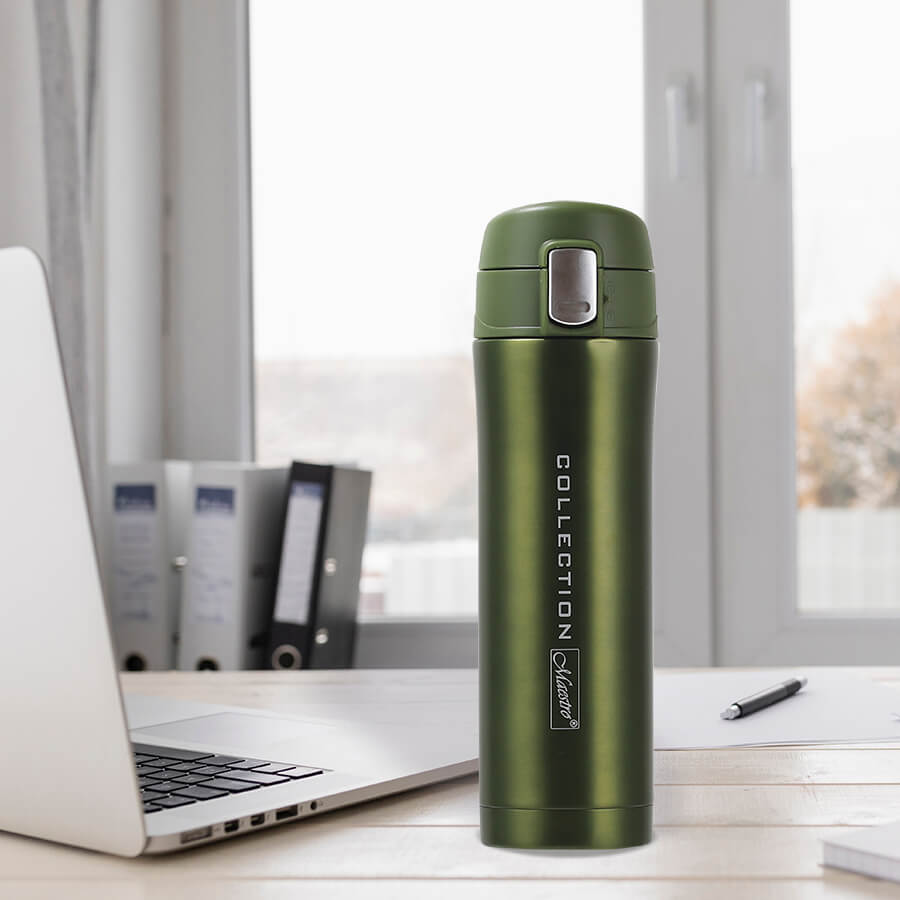 Термокружка Maestro MR-1641-45-Green 450 мл зеленая
