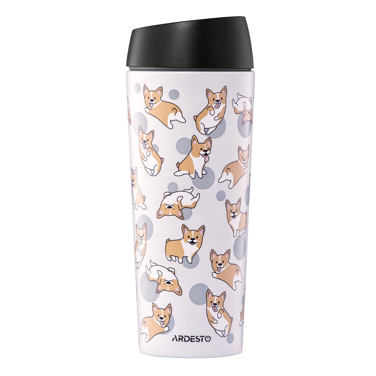 Термочашка Ardesto Сoffee Time Сorgi AR2645СR 450 мл белая