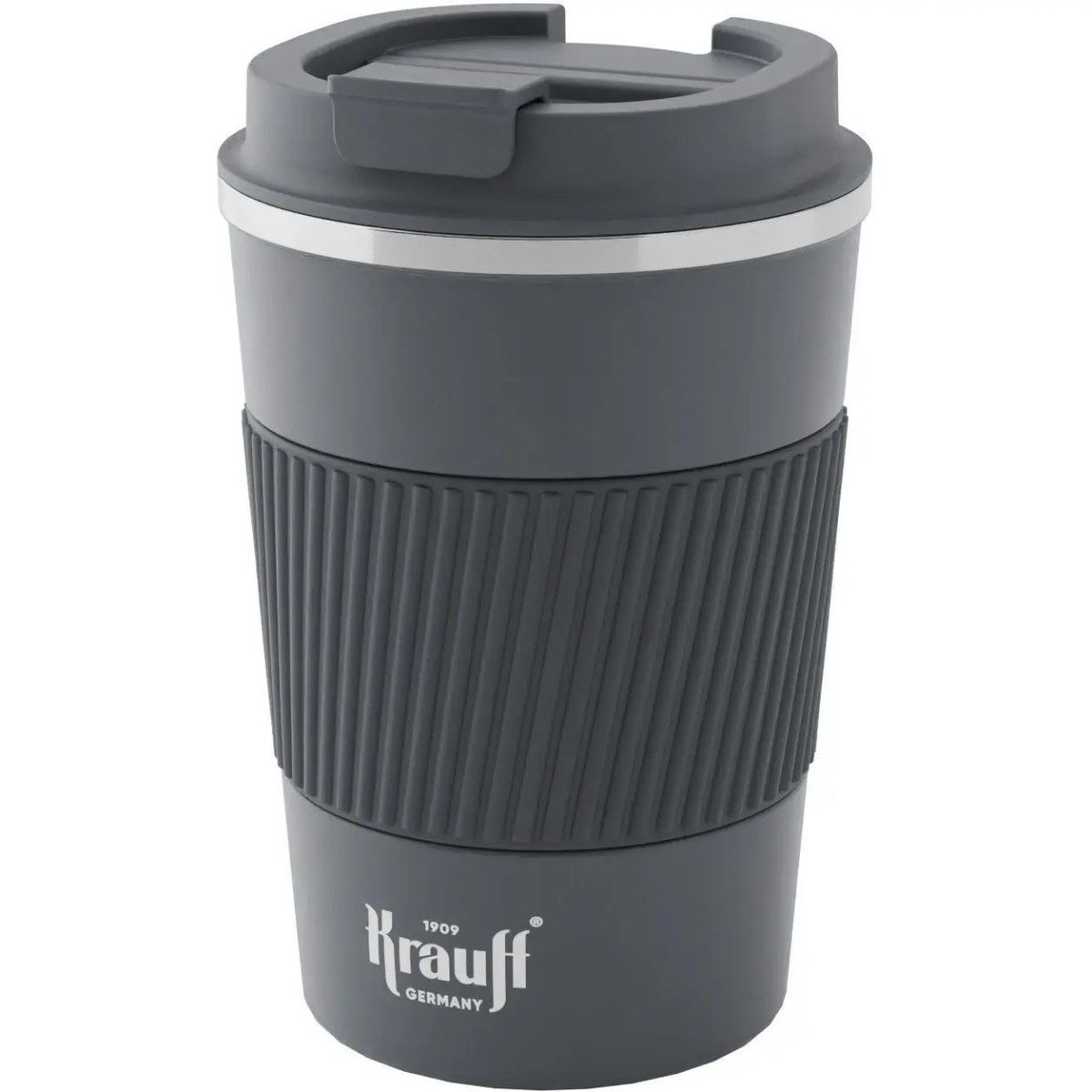 Термокружка Krauff Komfort 26-309-008 380 мл серая