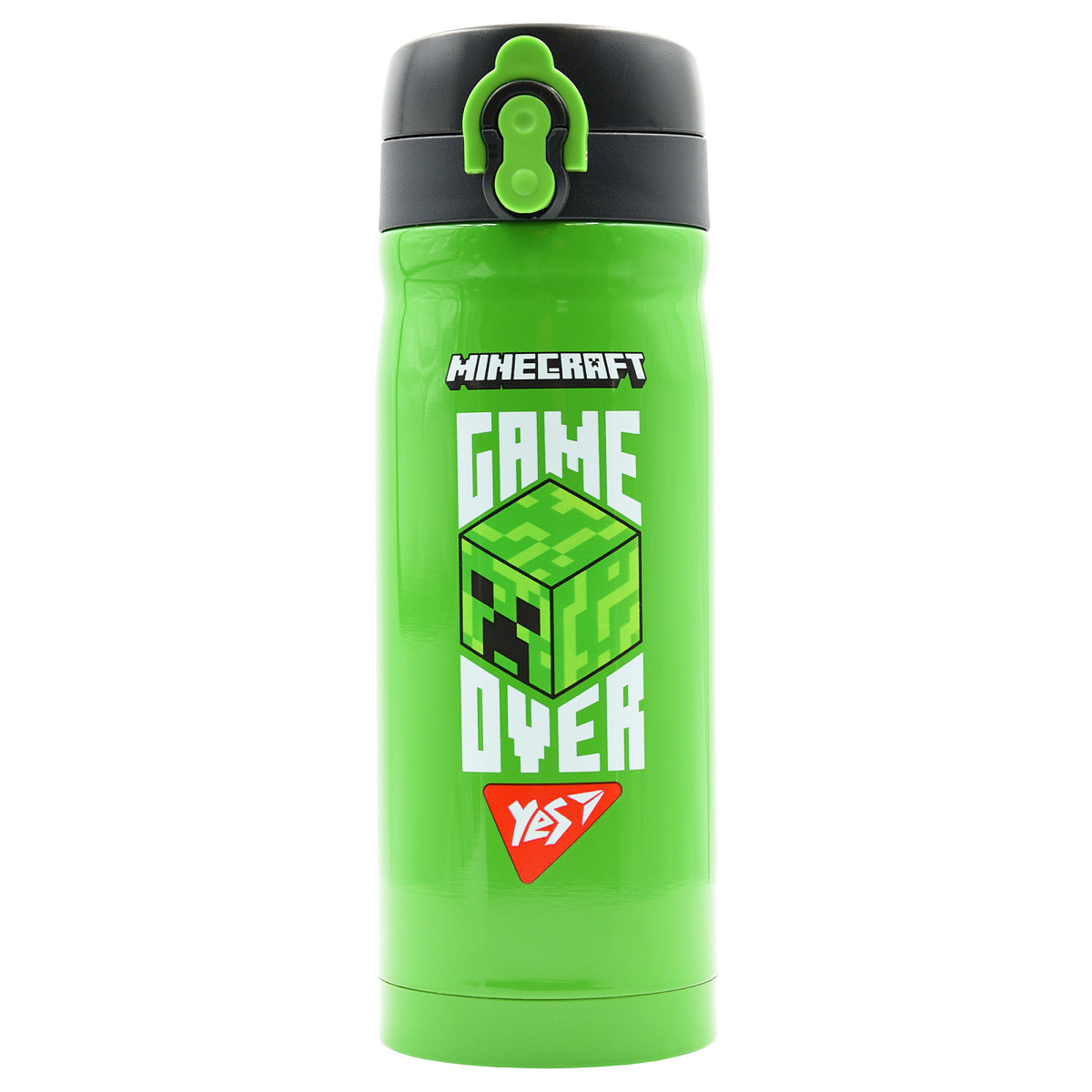 Термос питьевой детский YES Minecraft Green 708329 350 мл