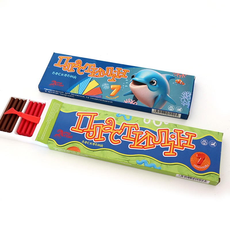 Пластилин восковый Little Artist 832536 7 цветов