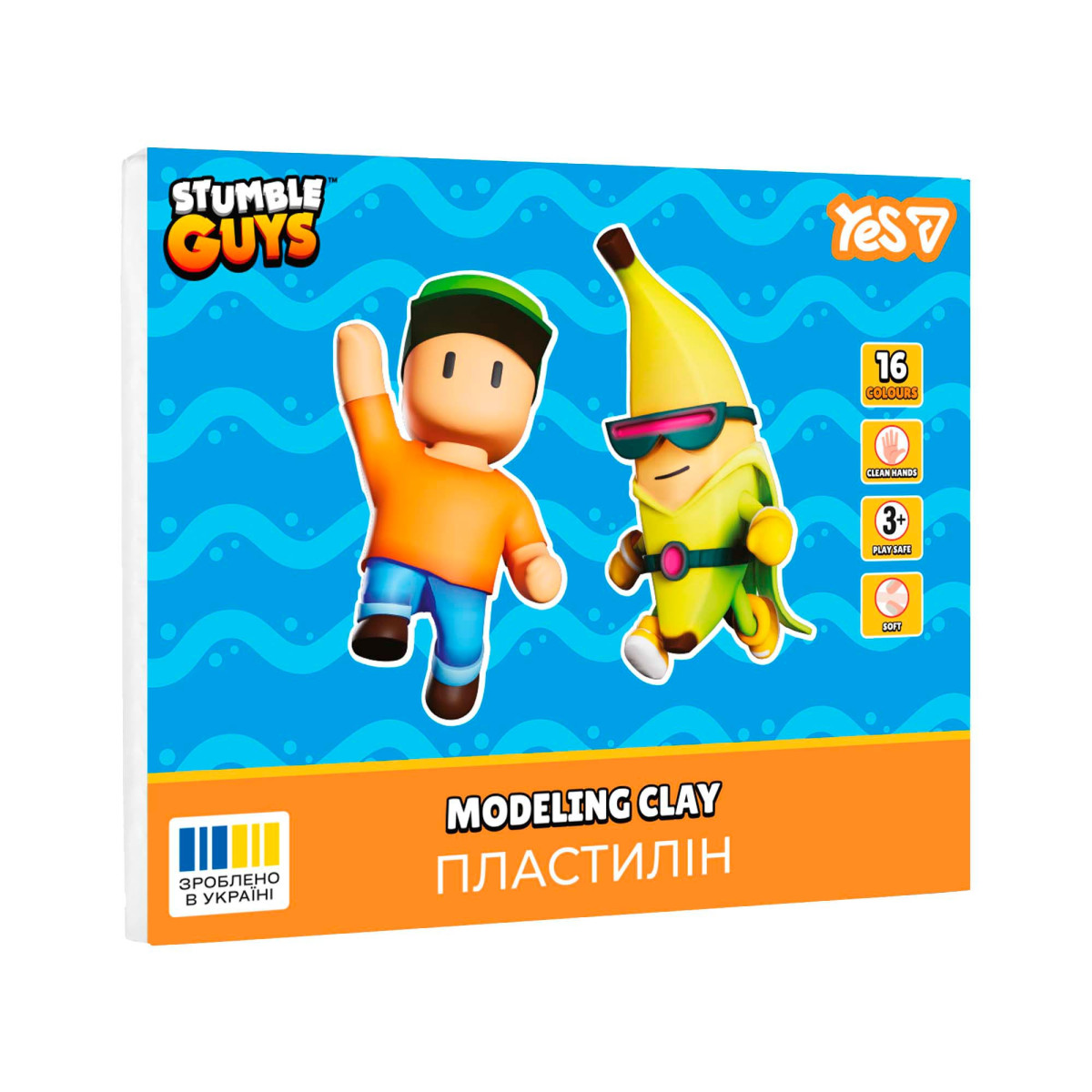 Пластилин YES Stumble Guys 540724 16 цветов