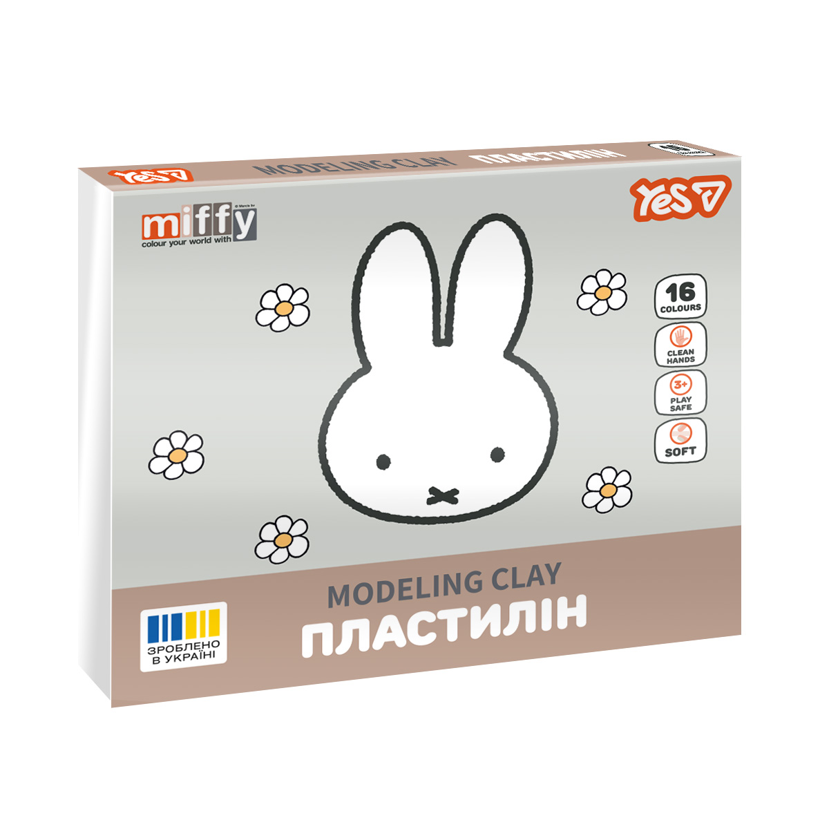 Пластилин YES Miffy 540720 16 цветов