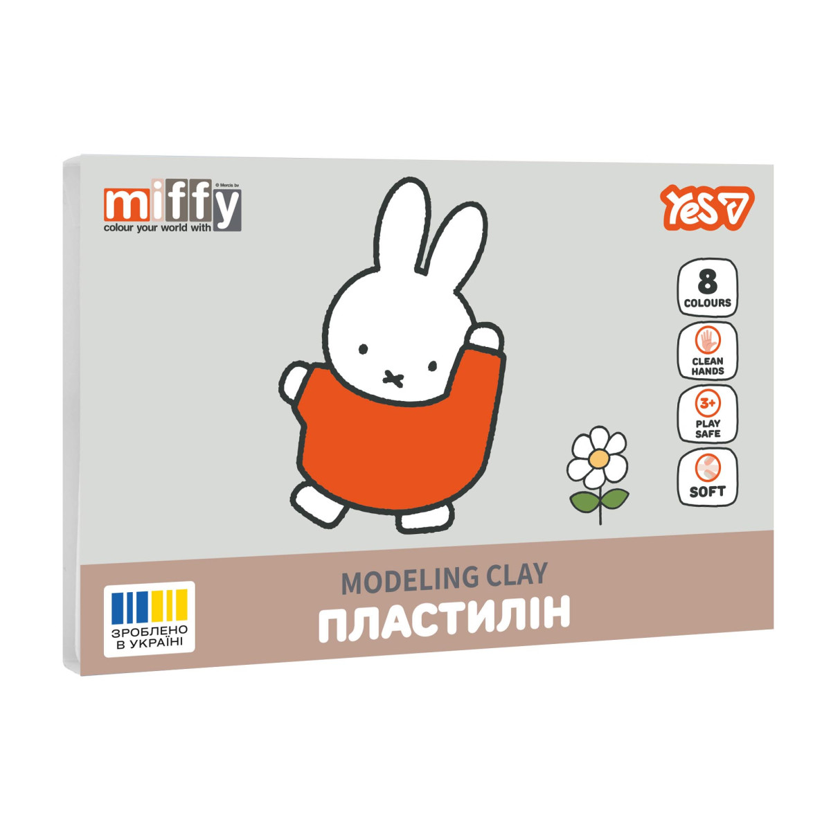 Пластилин YES Miffy 540717 8 цветов