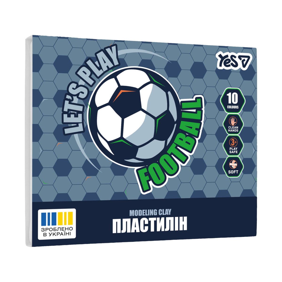 Пластилин YES Football 540713 10 цветов