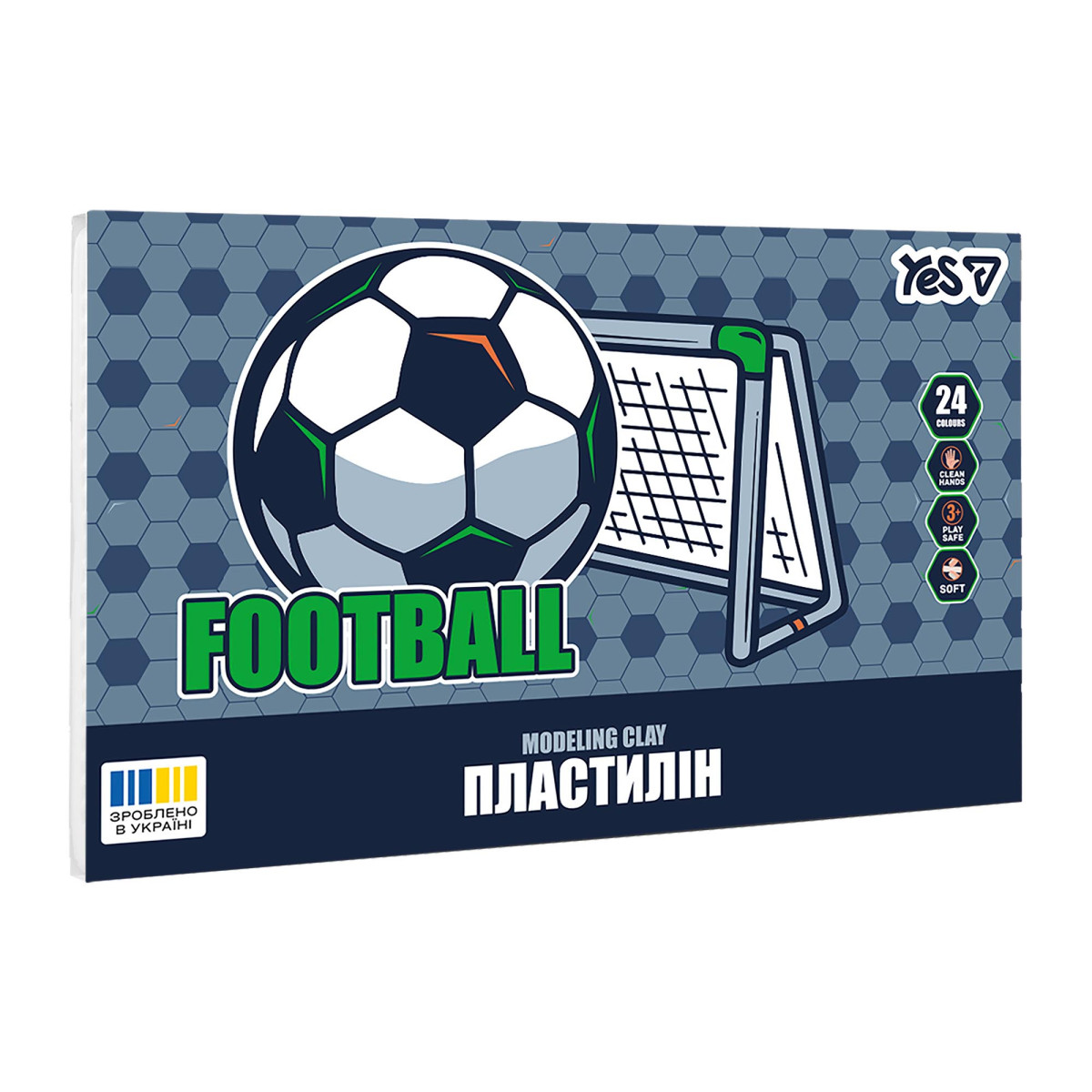 Пластилин YES Football 540716 24 цвета