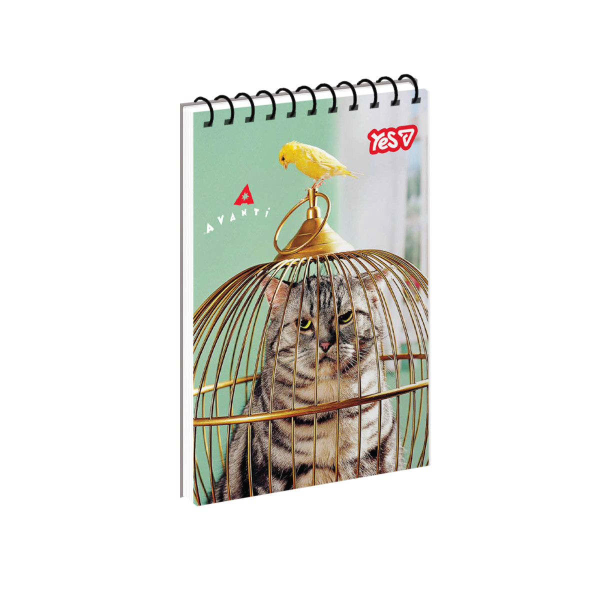 Тетрадь для записей А7 YES Locked-up cat 152559 80 листов