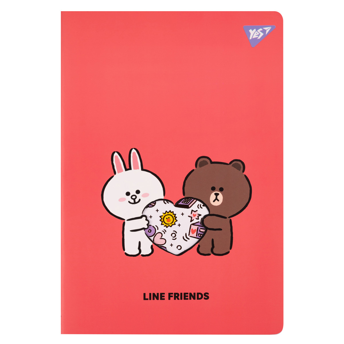Тетрадь А4 YES Line Friends 681843 40 листов