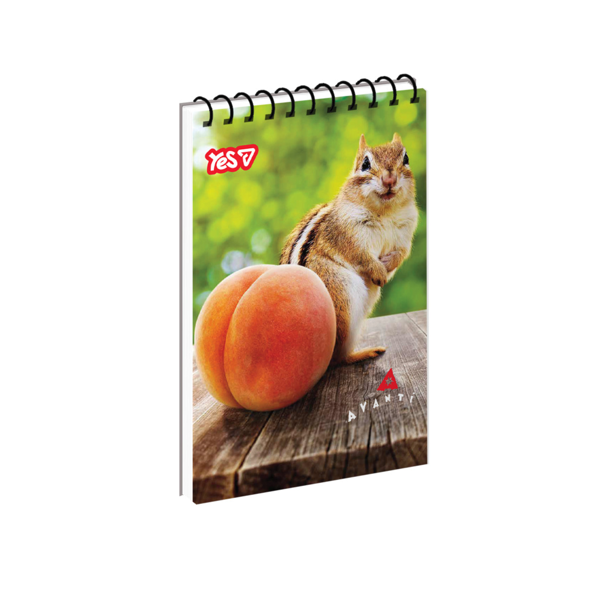 Тетрадь для записей А7 YES Сhipmunk and peach 152561 80 листов