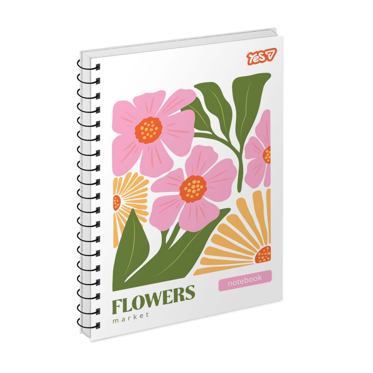 Тетрадь для записей А5 YES Flowers 152292 80 листов
