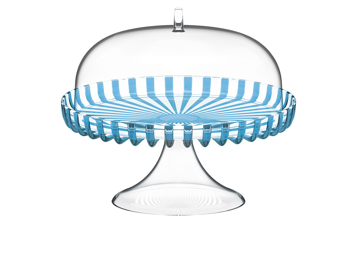Тортовница Guzzini Dolcevita 12580048 31 см голубая