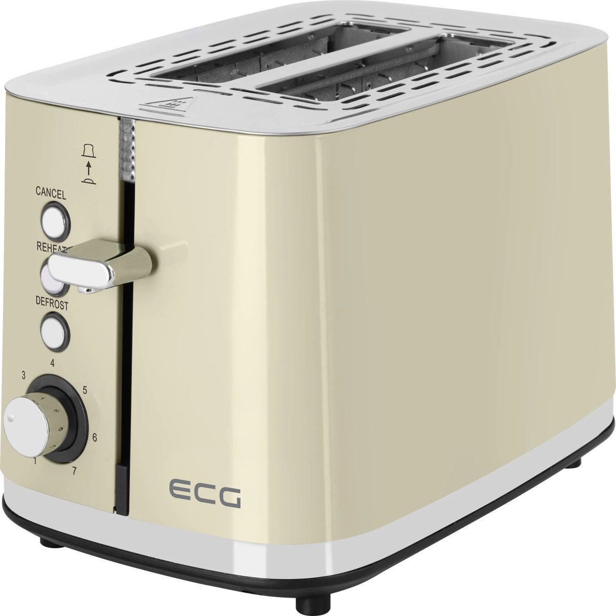 Тостер ECG ST 2766 Vintage Vanilla 925 Вт бежевый