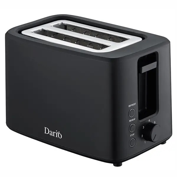 Тостер Dario DT-1007-BlaСk 750 Вт черный