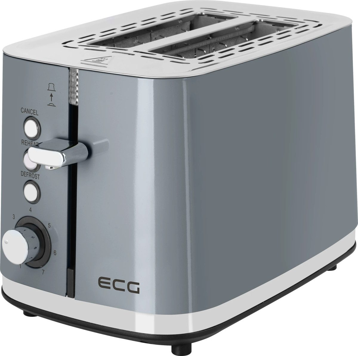 Тостер ECG ST 2766 Vintage Scuro 925 Вт серый