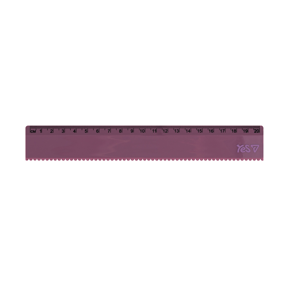 Линейка YES Fusion wavy 370758 20 см