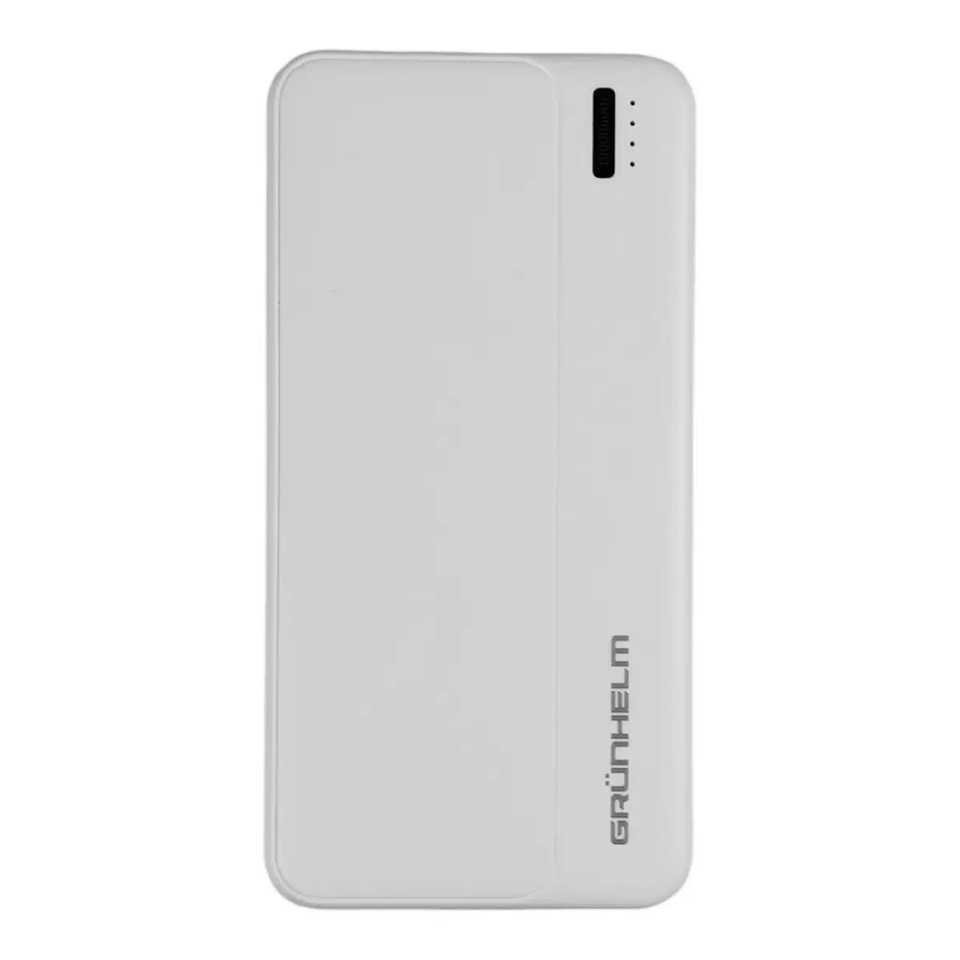 Повербанк Power bank Grunhelm GP-10W 10000 mAh белый