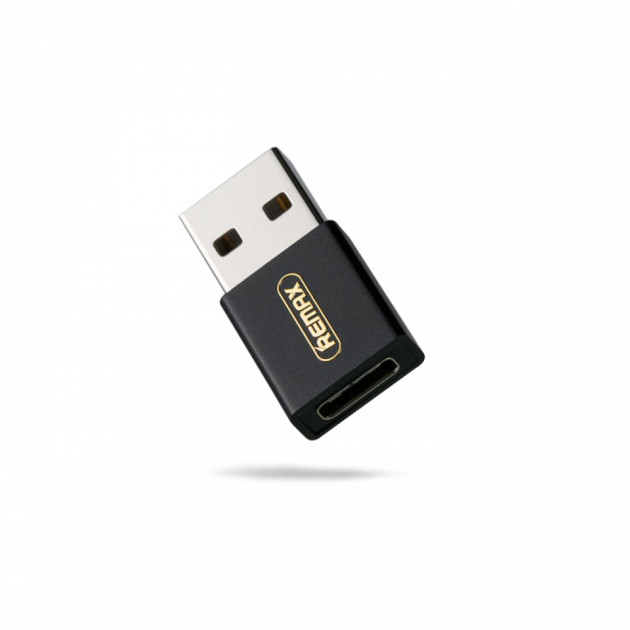 Переходник Joymove Type-C (F) to USB (М) Remax RA-USB3-black Переходник Joymove Type-C (F) to USB (М) Remax RA-USB3-black