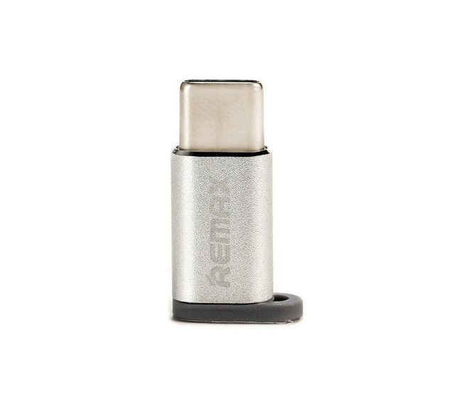 Переходник Feliz RA-USB1 microUSB(F) to Type C(M) Silver Remax 340903 Переходник Feliz RA-USB1 microUSB(F) to Type C(M) Silver Remax 340903