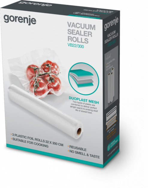 Набор пакетов для вакууматора в рулоне Gorenje VB-22-300 3 м Набор пакетов для вакууматора в рулоне Gorenje VB-22-300 3 м