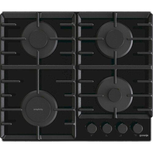Варочная поверхность газовая Gorenje GT-642-AXW черная Варочная поверхность газовая Gorenje GT-642-AXW черная