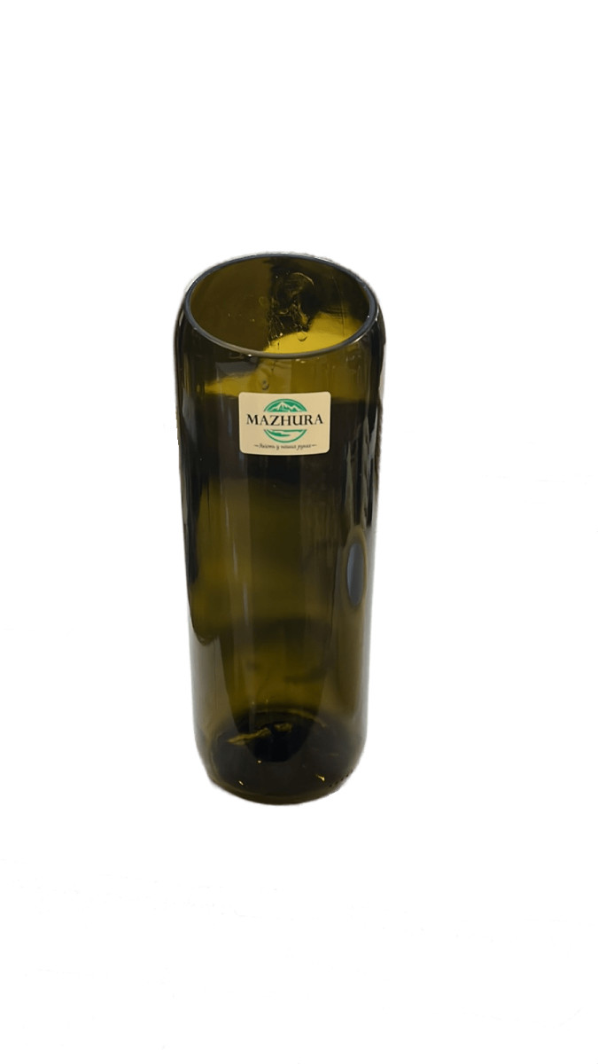 Ваза стеклянная Mazhura Vine MZ-715272 21 см