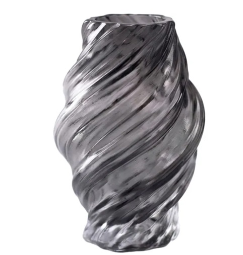 Ваза Ardesto Grazia AR3843 17х26 см серая