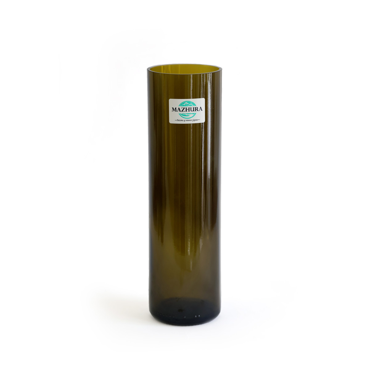 Ваза Mazhura MZ-727950 21 см зеленая