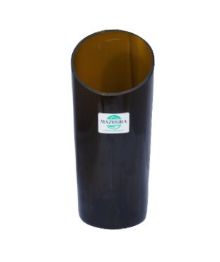 Ваза стеклянная Mazhura Vine MZ-708248 18.5х7 см