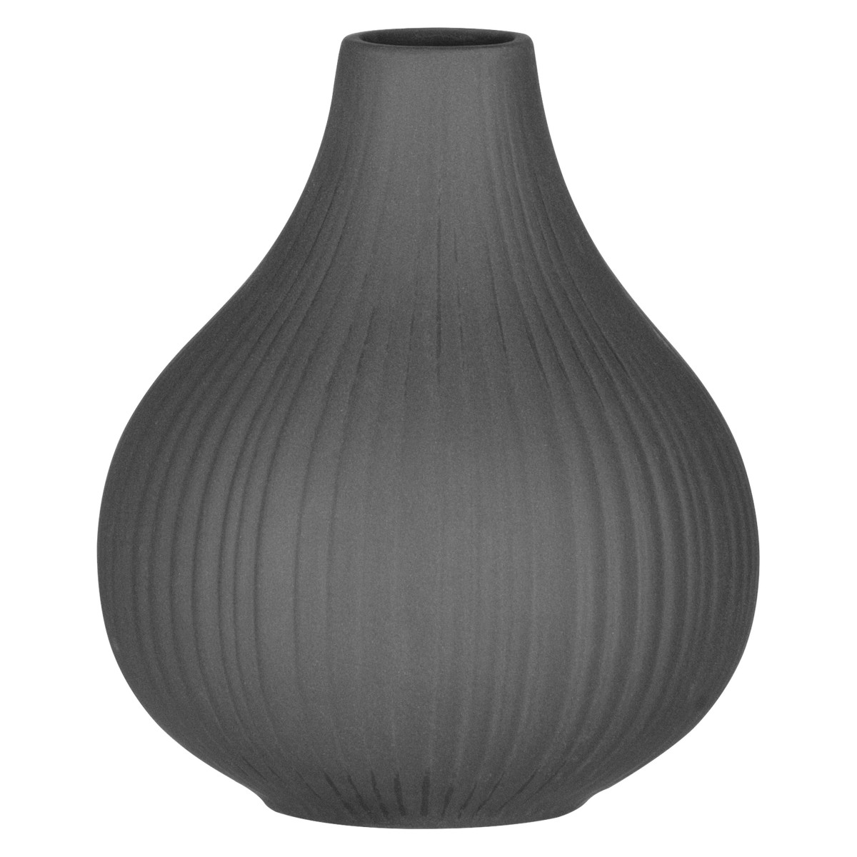 Ваза Ardesto LuССa AR38001B 11.5х13.5 см серая