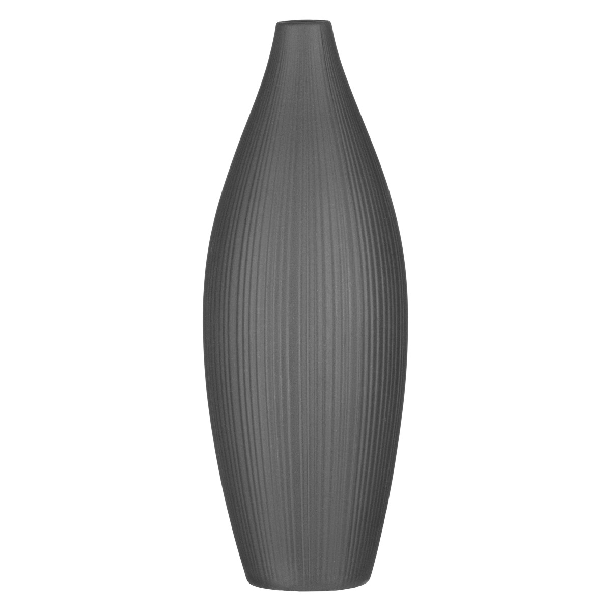 Ваза Ardesto Siena AR3806B 7х23 см серая