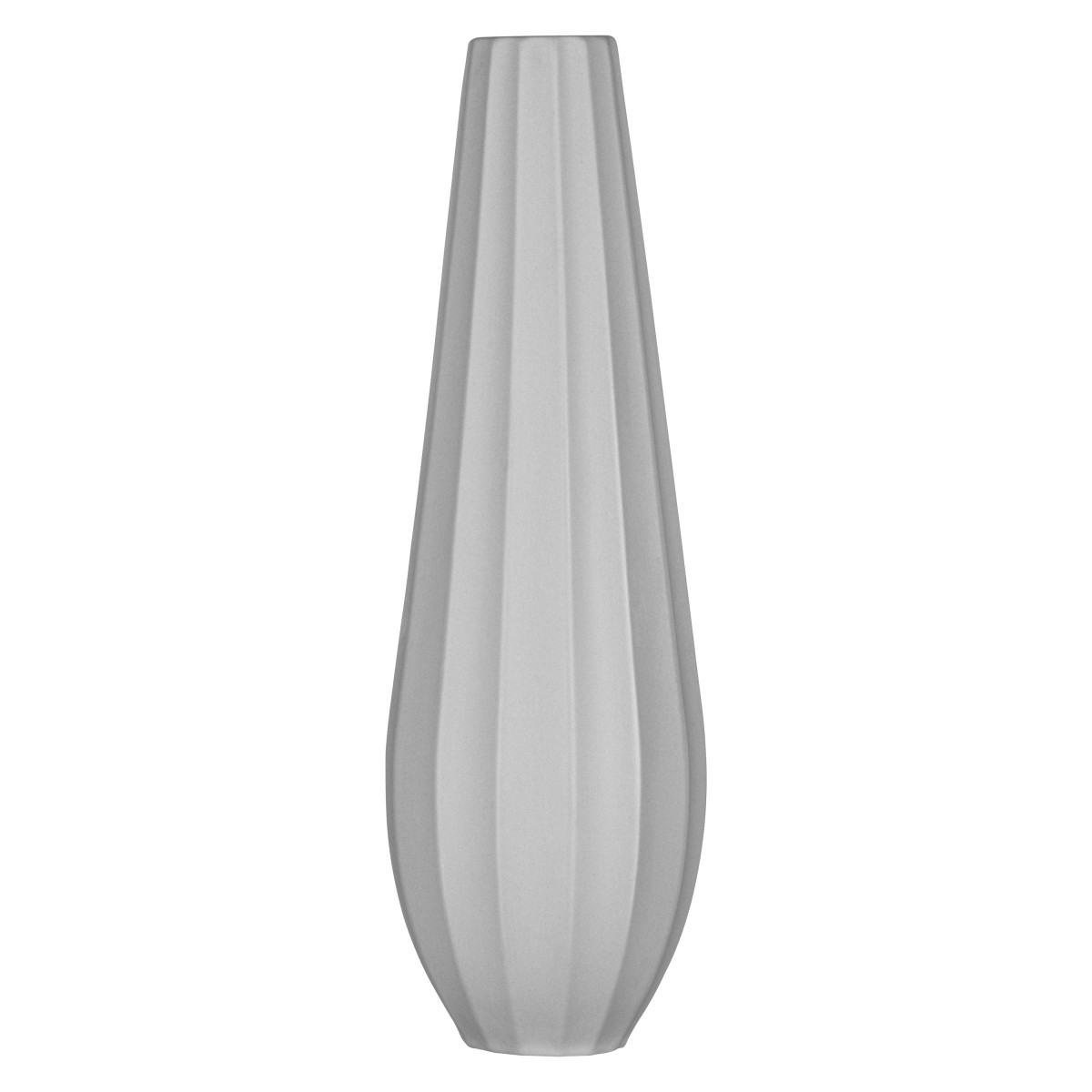 Ваза Ardesto Molize AR3810G 8.5х27.5 см серая