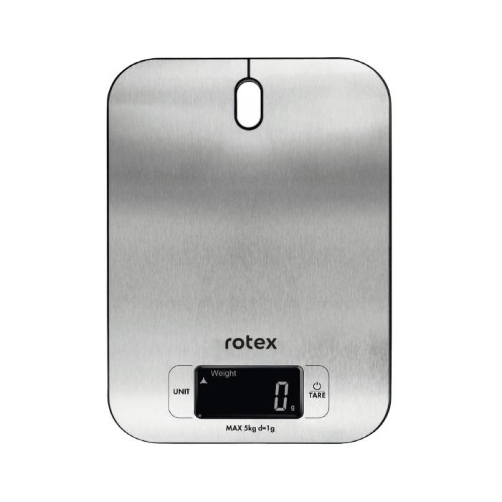 Весы кухонные Rotex RSK22-P 5 кг серебристые