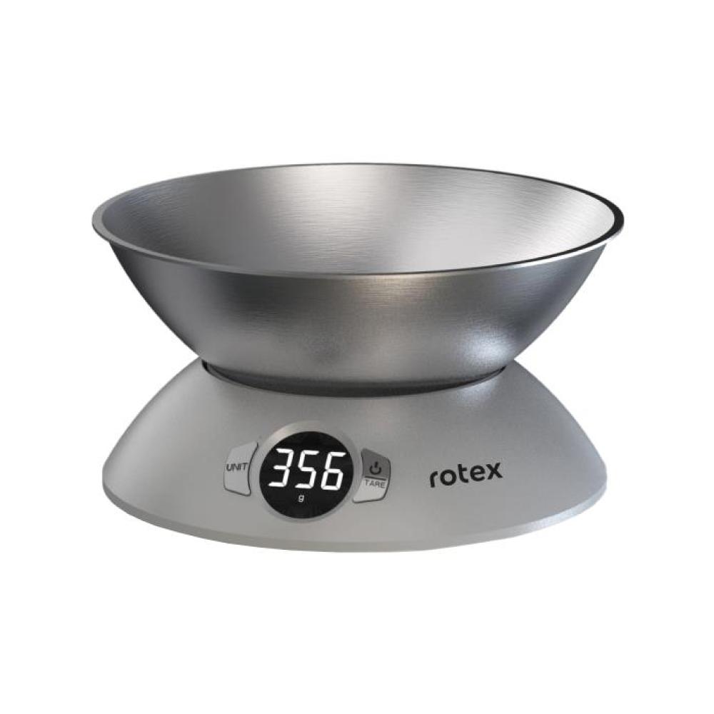 Весы кухонные Rotex RSK18-S 5 кг серебристые
