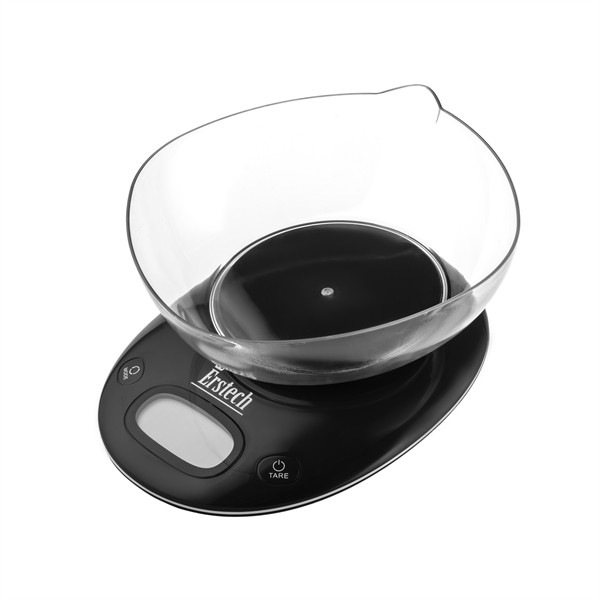 Весы кухонные ErsteСh EKS-5181-BlaСk 5 кг черные