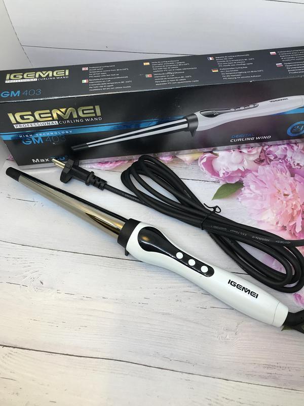 Плойка конусная Gemei GM-403 30 Вт