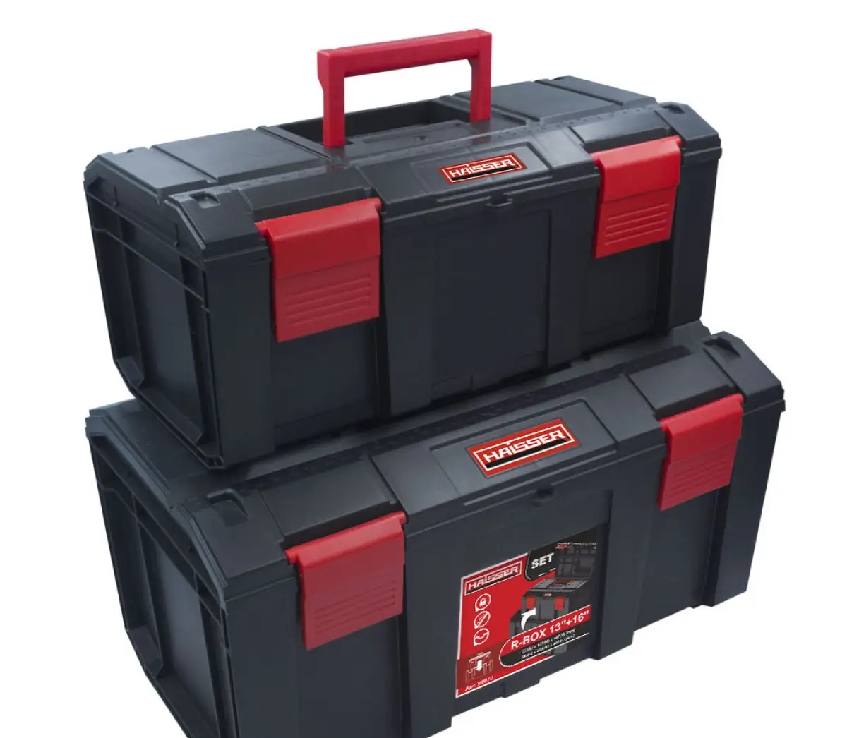 Набор ящиков для инструментов Haisser R-BOX 90070 105870 2 предмета