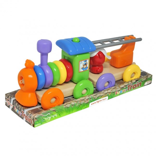 Паровозик игровой Tigres 39771 23 детали