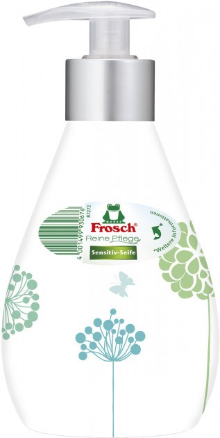 Мыло для рук для чувствительной кожи 300 мл Frosch 4001499930676 Мыло для рук для чувствительной кожи 300 мл Frosch 4001499930676