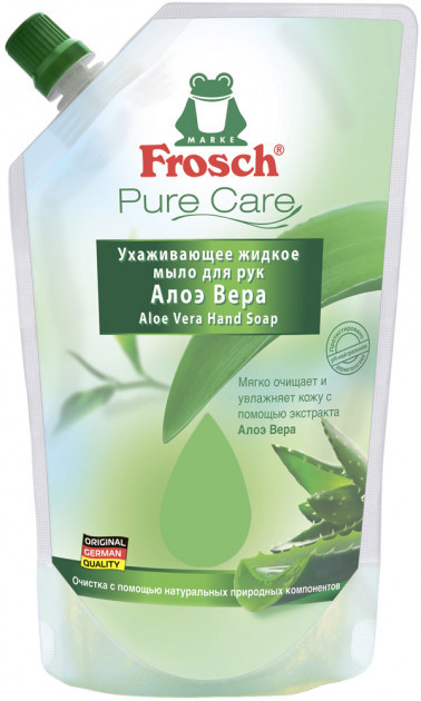 Мыло для рук 500 мл Алое вера Frosch 4001499197475 Мыло для рук 500 мл Алое вера Frosch 4001499197475